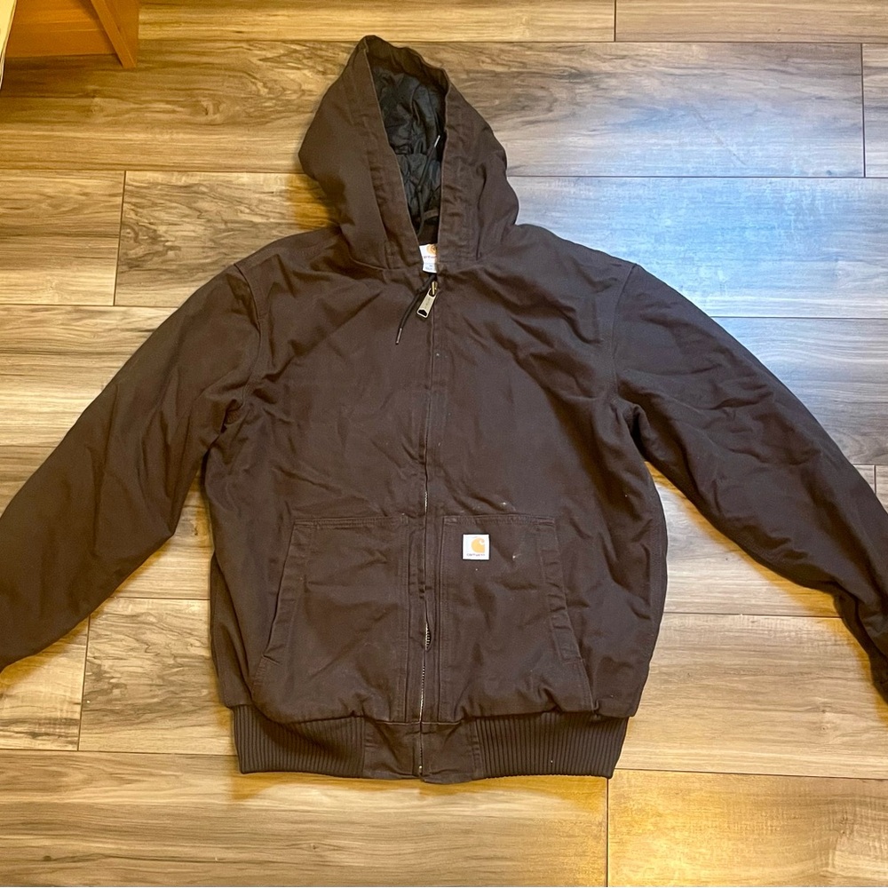Carhartt Brown Quilted Jacket